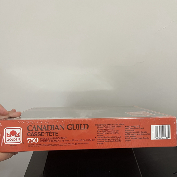 Canadian Guild Golden 750 Pieces Jigsaw Puzzle Butchart Gardens Brand New Sealed - Picture 7 of 8